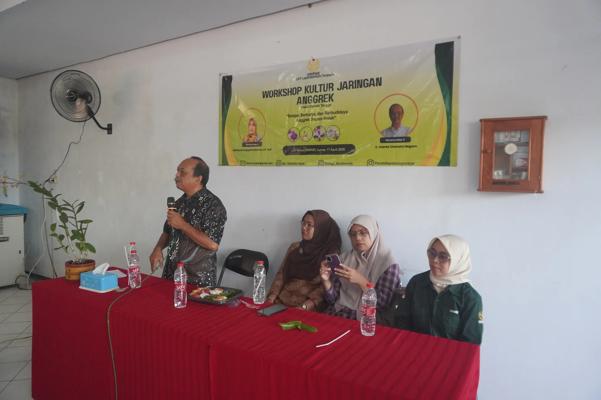 Workshop Kultur Jaringan Anggrek Skala Rumah Tangga — dokumentasi 2