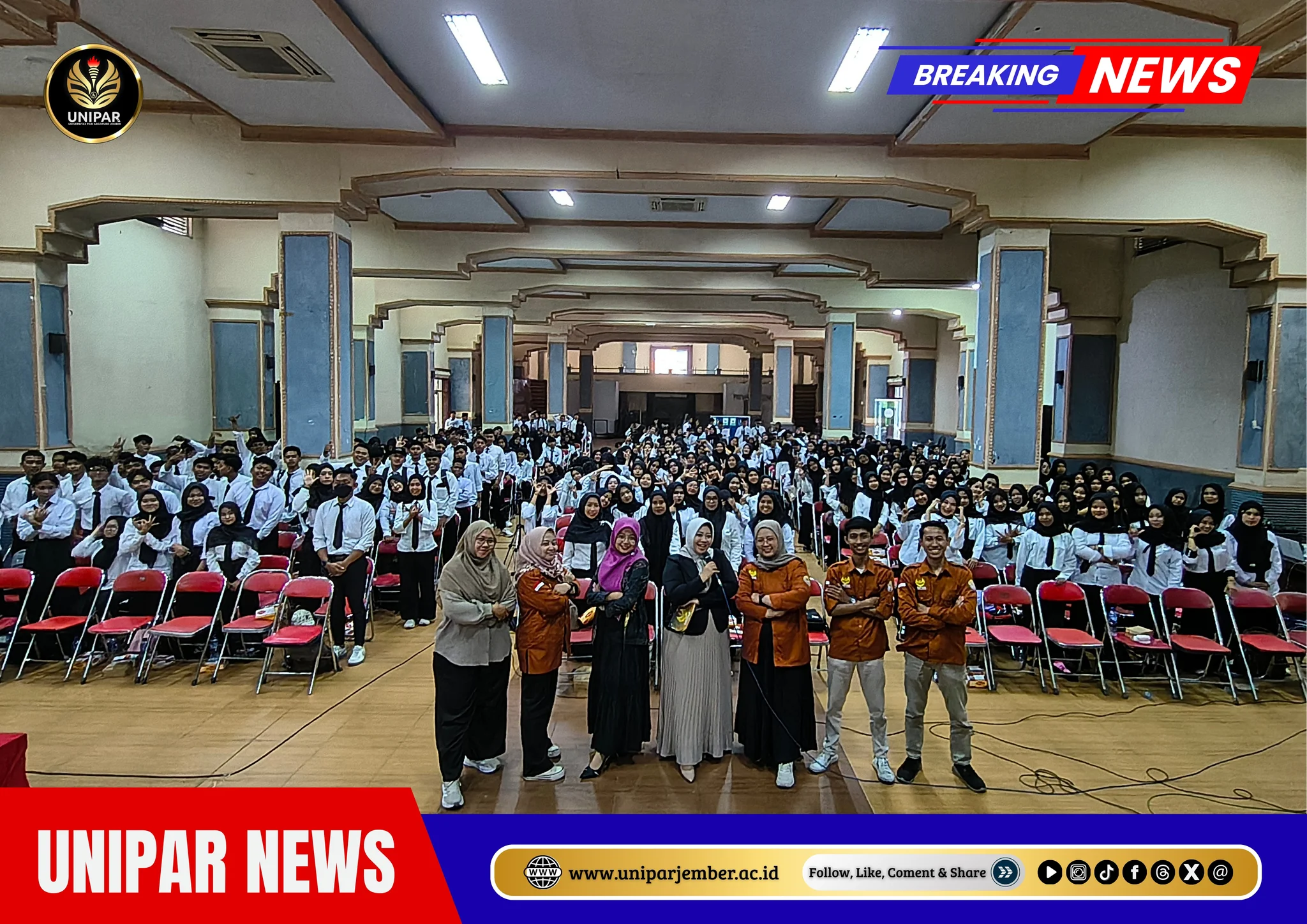 UNIPAR Jember Gelar PENGARAHAN AKADEMIK MAHASISWA BARU Tingkat Universitas Tahun 2026