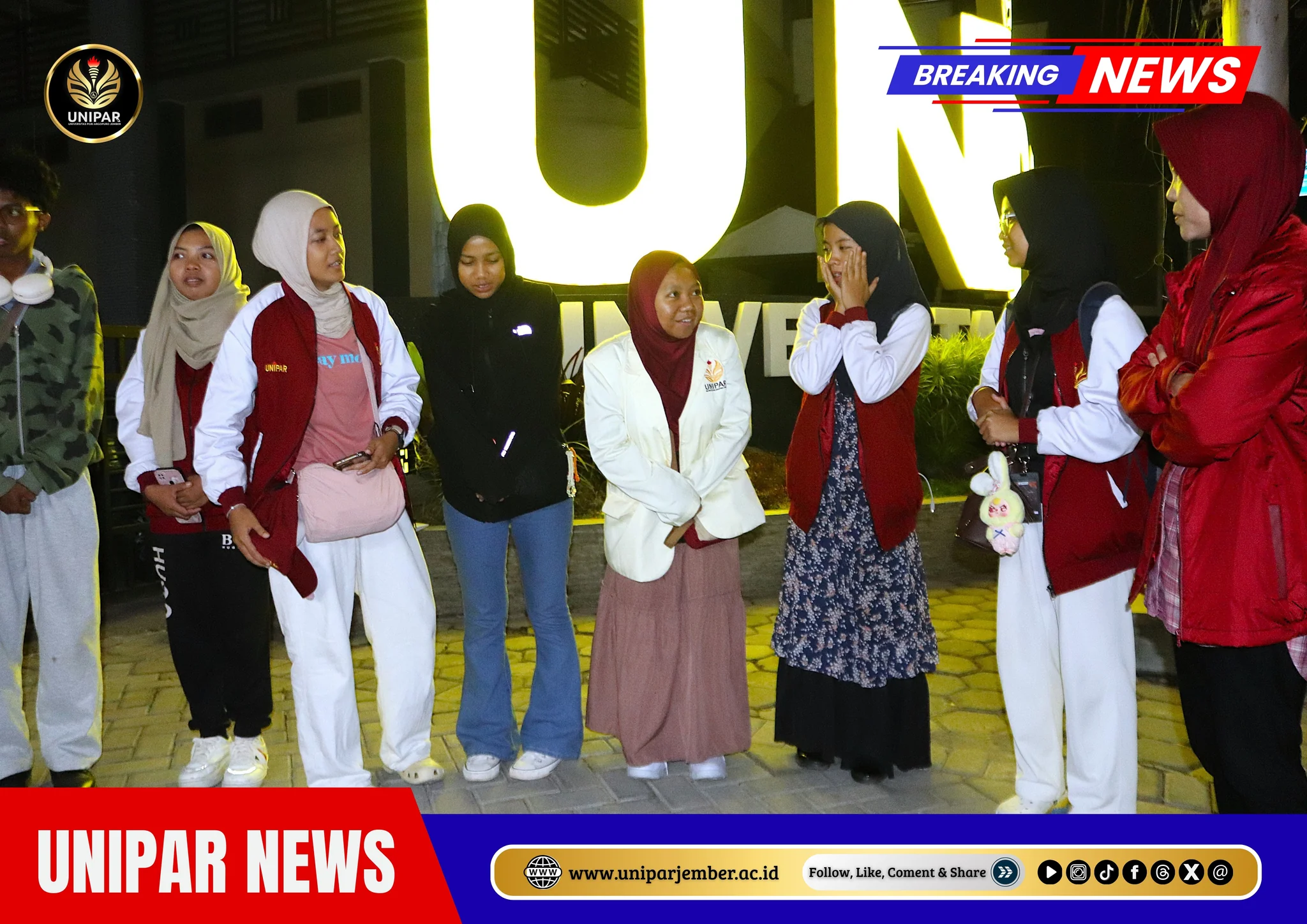 Mahasiswa UNIPAR JEMBER Peserta KKI Thailand tiba di Kampus, Bawa Pengalaman Internasional untuk Kemajuan Kampus