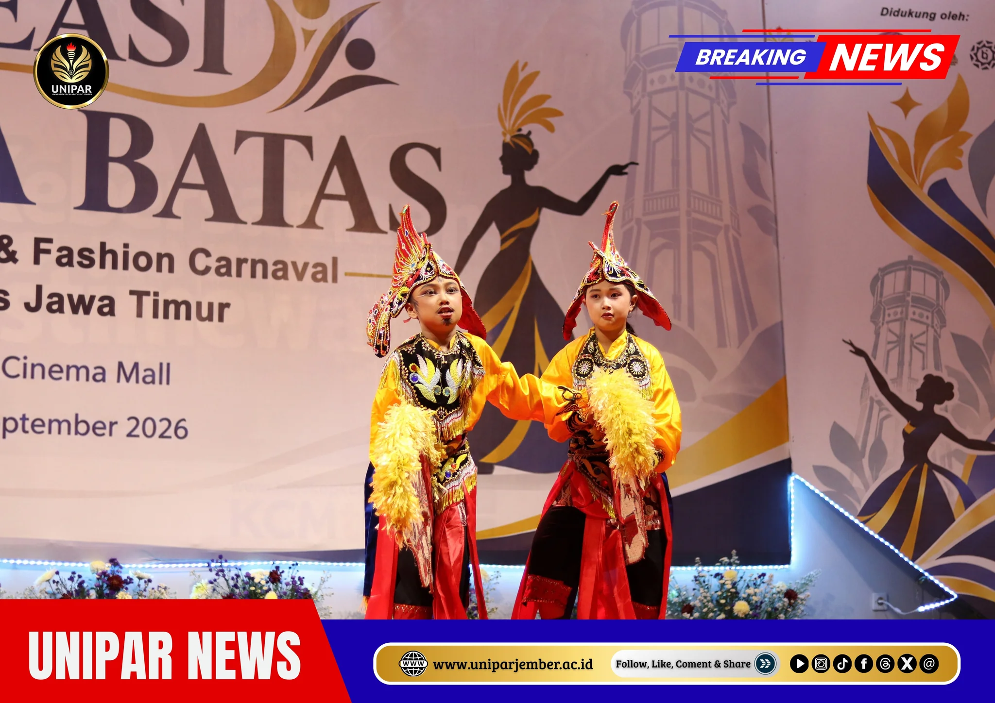 UNIPAR JEMBER Dukung Penuh Pentas Kreasi Tanpa Batas, Festival Inklusi Jawa Timur 2026 Disabilitas Berkarya, Berkreasi, dan Menginspirasi — dokumentasi 2
