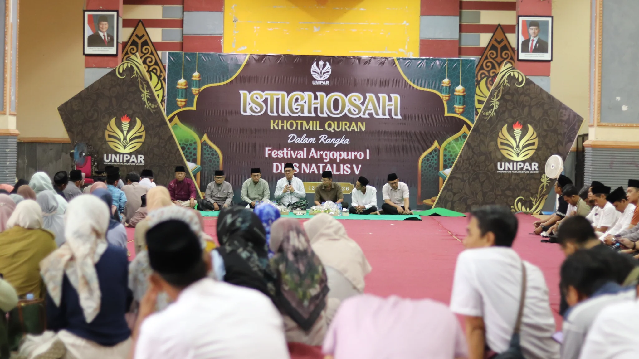 Istigosah dan Khotmil Quran Warnai Festival Argopuro I Dies Natalis V Universitas PGRI Argopuro Jember — dokumentasi 2