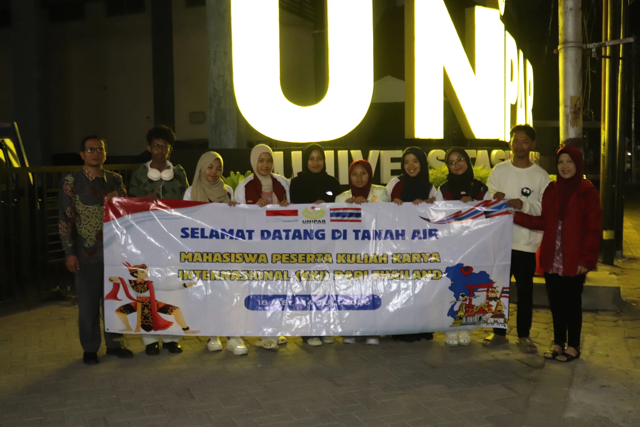 Mahasiswa UNIPAR JEMBER Peserta KKI Thailand tiba di Kampus, Bawa Pengalaman Internasional untuk Kemajuan Kampus — dokumentasi 1