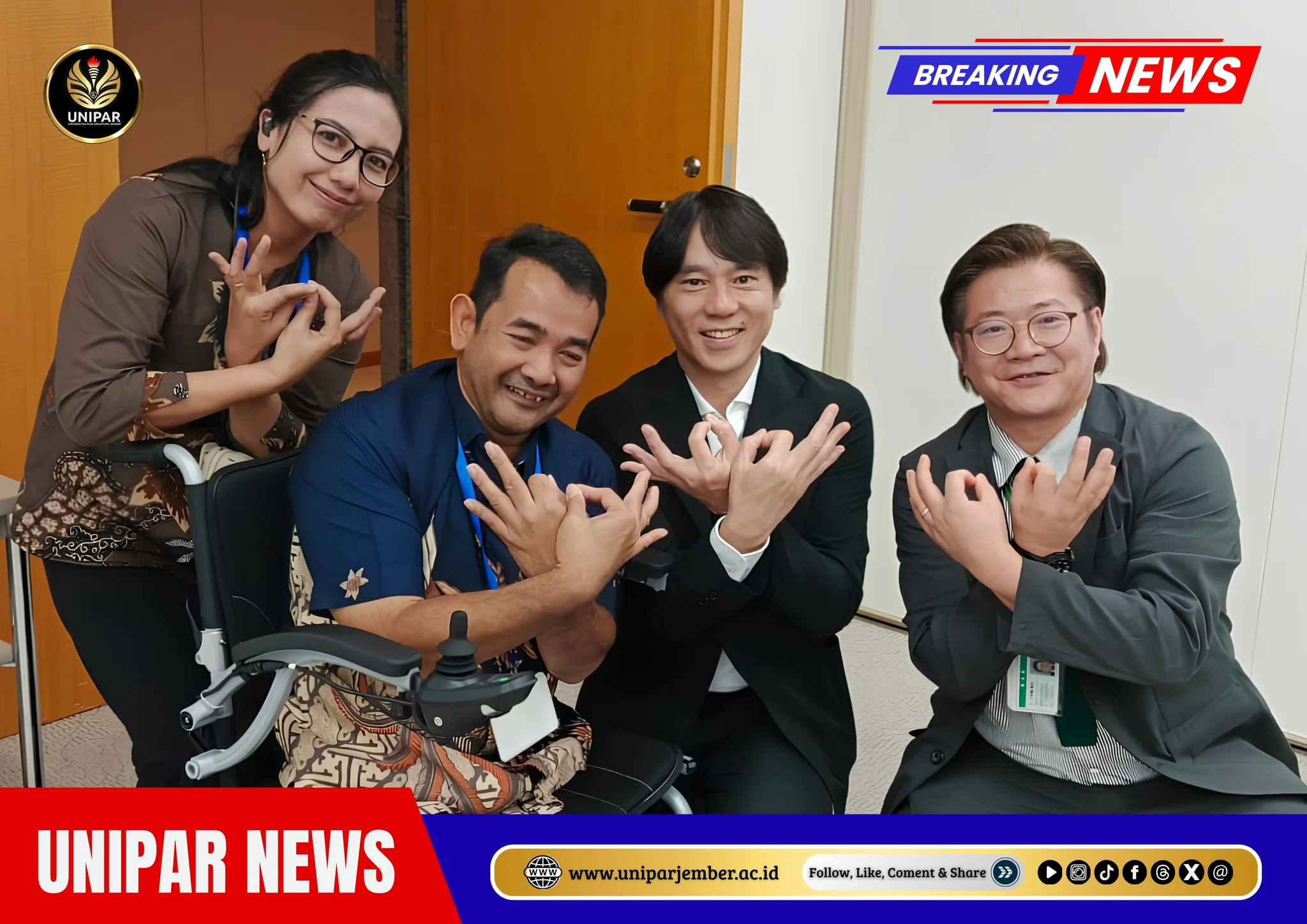 UNIPAR Terpilih dalam Lima Perguruan Tinggi Terbaik KRISAN Fellowship 2026, Siap Wujudkan Kampus Inklusif Berbasis Praktik JEPANG